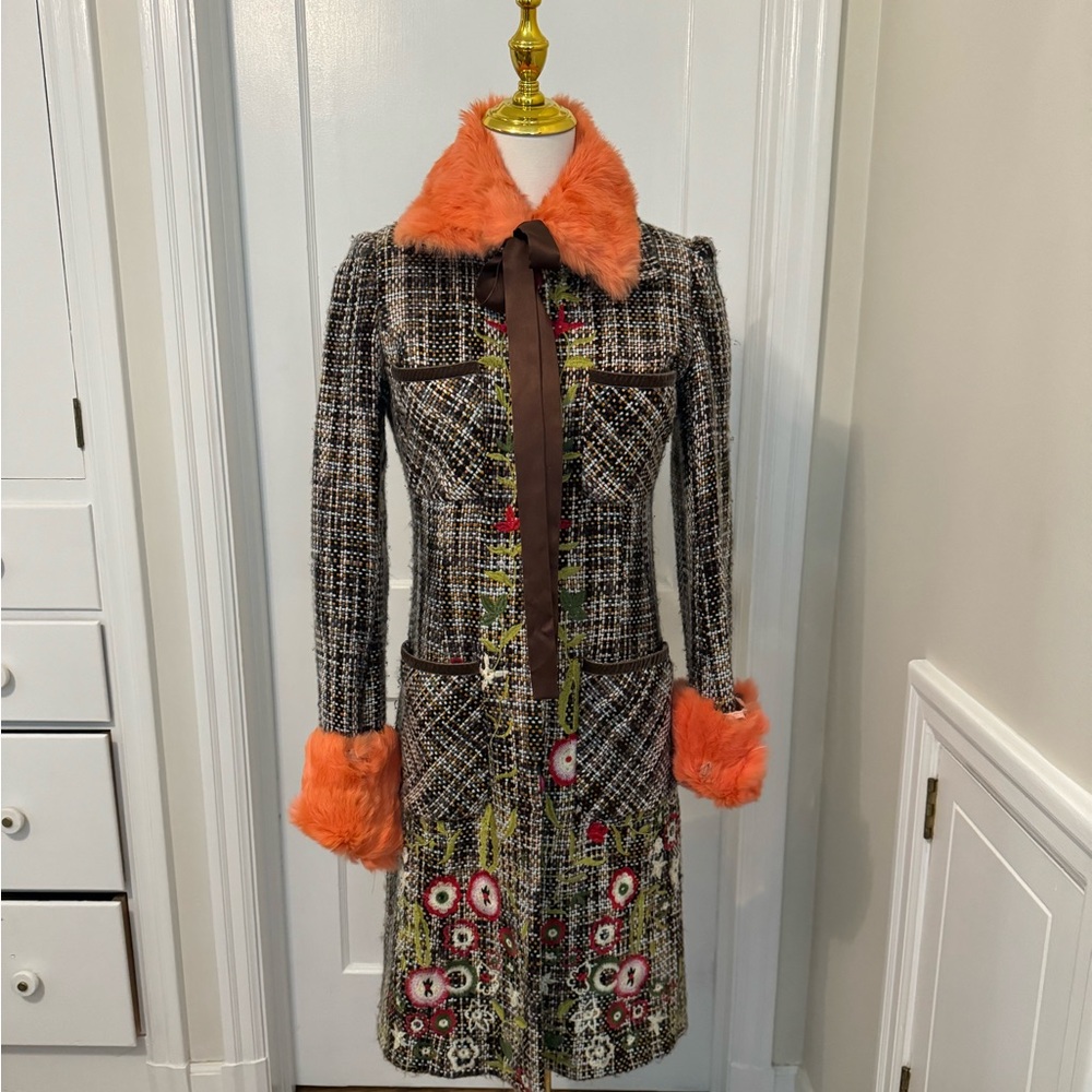 Vintage Tweed MaxMara Wool Coat